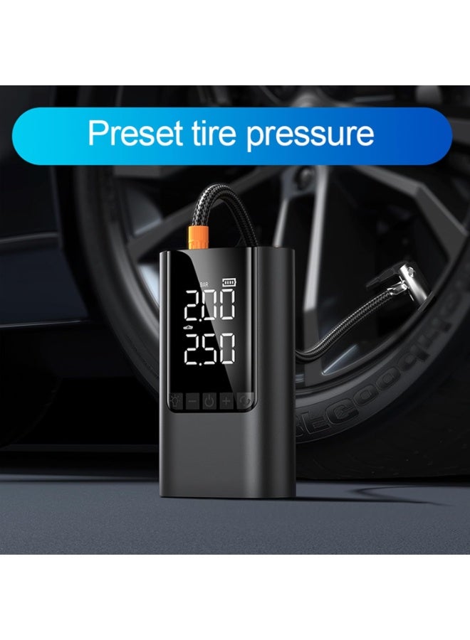 3700 Amp Car Jump Starter, Air Compressor, 10000 mAh Portable Battery & 150 PSI Tire Inflator - Complete Emergency Kit for Cars, SUVs & Trucks - Includes Smart Clamps, LED Light & Carrying Case. - Image 5